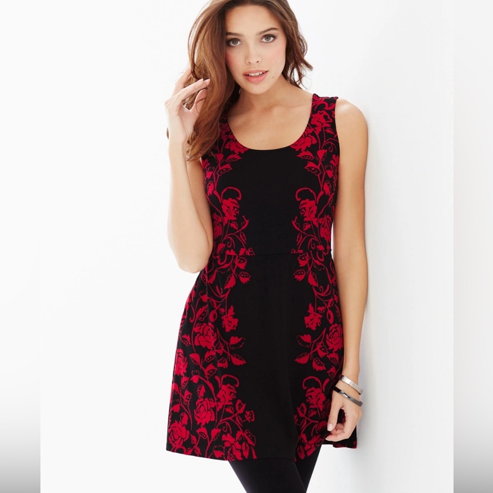 Soma LIVE. LOUNGE. WEAR.‎ Soft Jersey Sleeveless Peplum Tunic Perfection Ruby